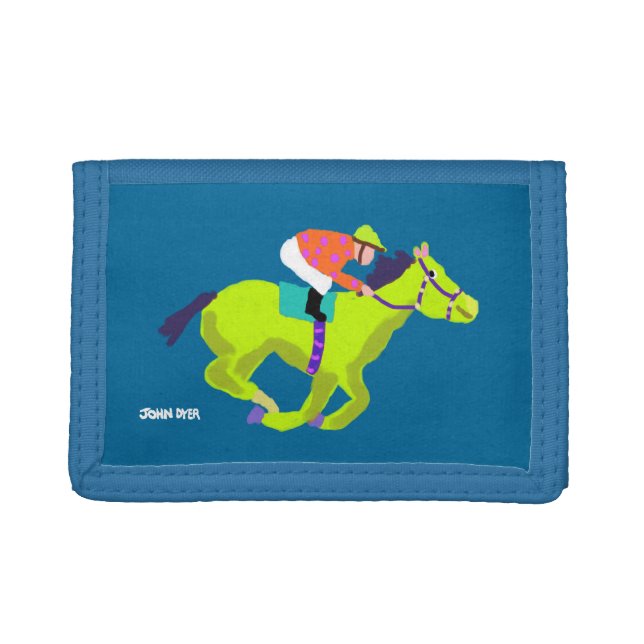 Art Home: John Dyer Horse Racing Wallet (Front)