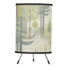 Art illustration of pine trees in a modern-style