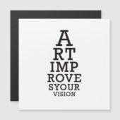 Art Improves Your Vision Eye Chart (Front/Back)