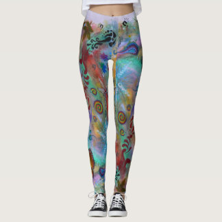 Art in Nature, handmade Leggings