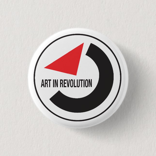 Art in revolution button (Front)