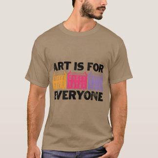 ART IS FOR EVERYONE Princeton Art Guild Oversized T-Shirt
