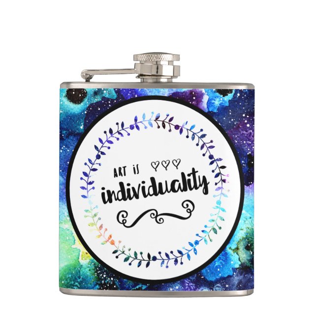 Art is Individuality Flask (Front)