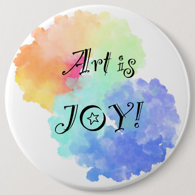 Art is Joy button (Front)