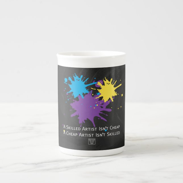 Art Isnt Cheap Bone China Mug (Front)