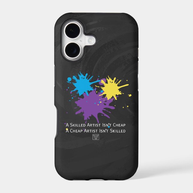 Art Isnt Cheap Iphone Case (Back)
