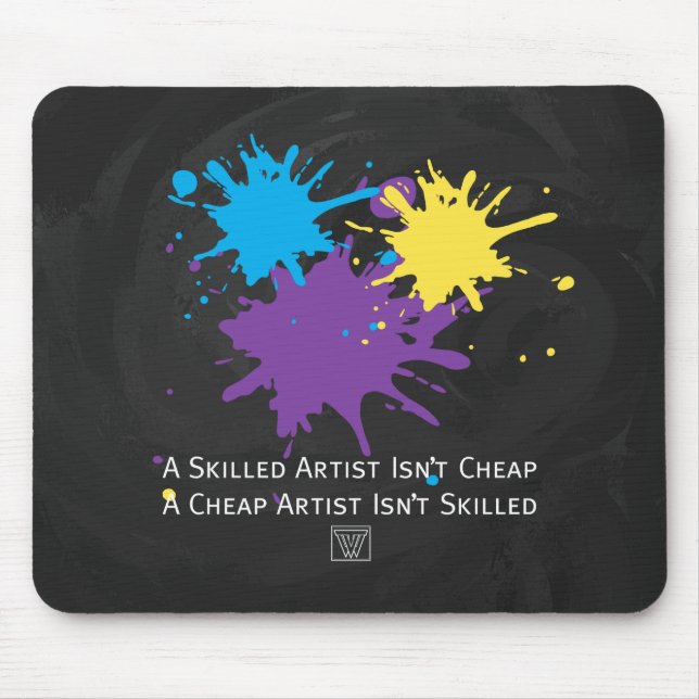 Art Isnt Cheap Mouse Pad (Front)