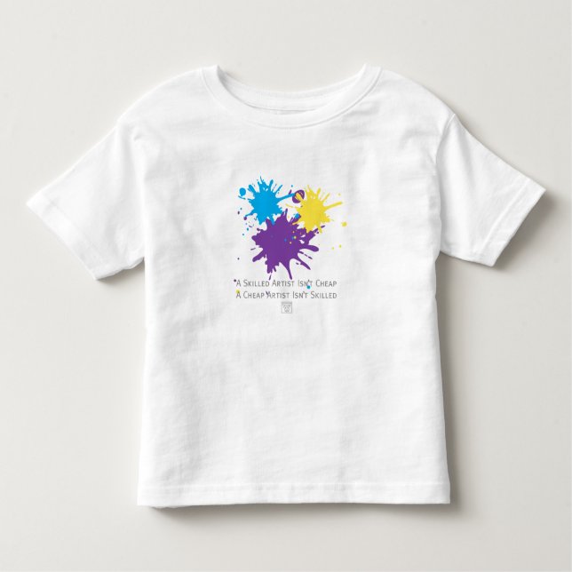 Art Isnt Cheap Toddler T-shirt (Front)