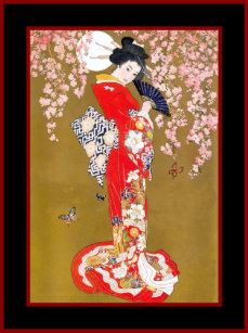 geisha art wall décor zazzle