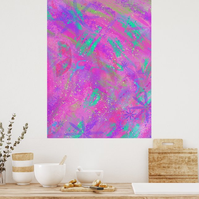 Art Journal Love Poster (Kitchen)