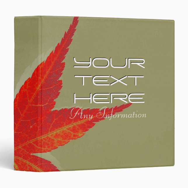 Art leaf 9 | Personalized binders (Front/Spine)