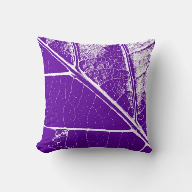 Art leaf autumn 3 throw pillow (Front)