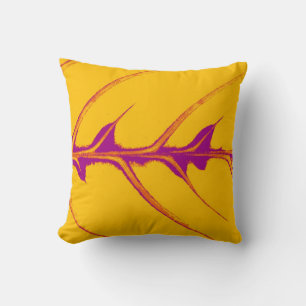 Art leaf autumn 5 throw pillow