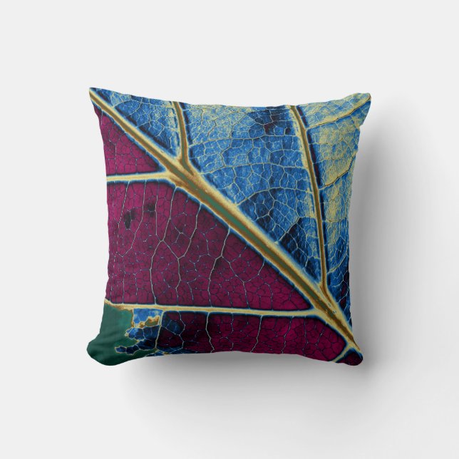 Art leaf autumn 7 throw pillow (Front)