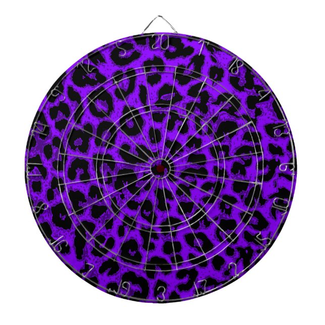 Art leopard fur 3 dartboard (Front)