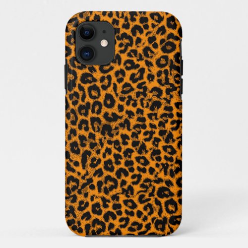 Art leopard fur iPhone 11 case