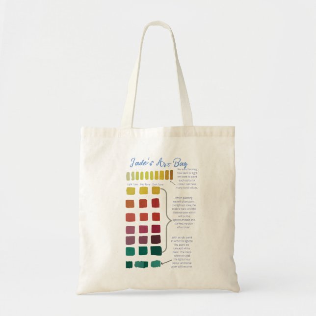 Art Lesson Children’s Art Tote Bag (Front)