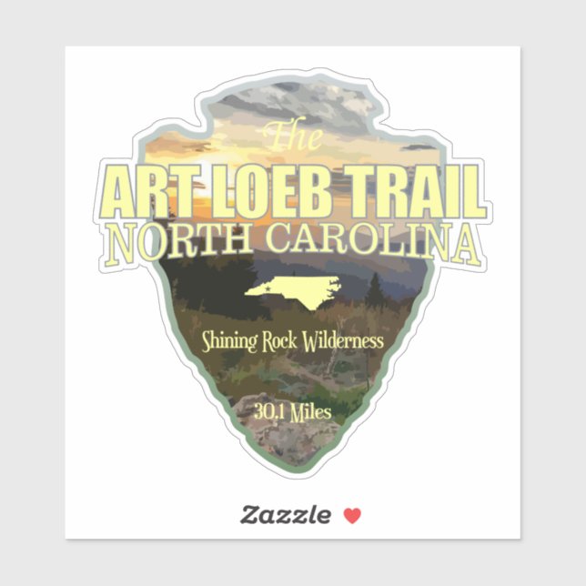 Art Loeb Trail (arrowhead) Sticker (Sheet)