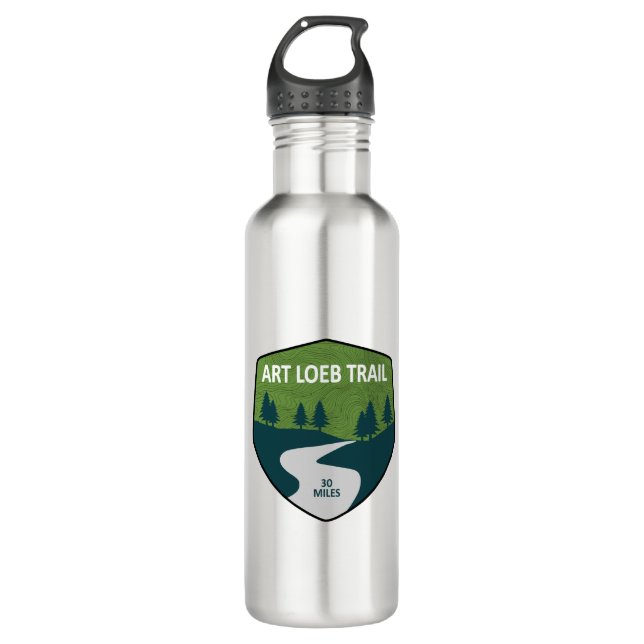 Art Loeb Trail North Carolina Stainless Steel Water Bottle (Front)