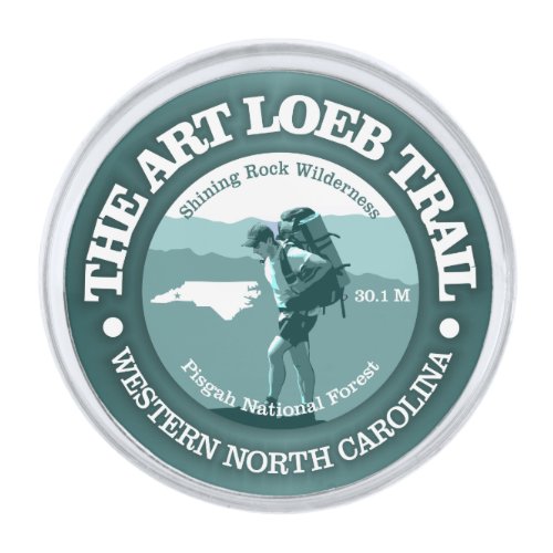 Art Loeb Trail T Silver Finish Lapel Pin