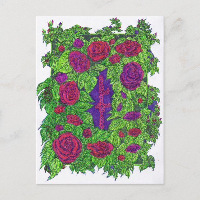 Art Loves Postcard (Front)