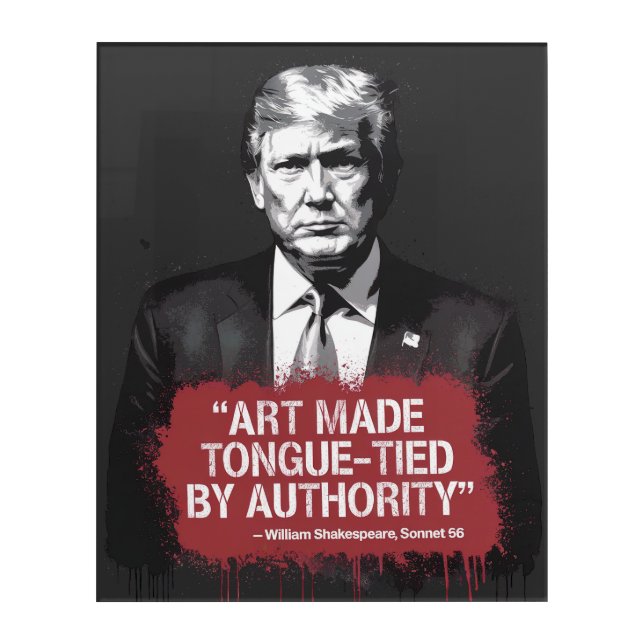 Art Made Tongue-Tied Shakespeare Quote Graffiti (Front)