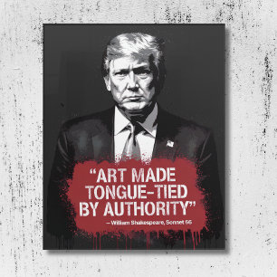 Art Made Tongue-Tied Shakespeare Quote Graffiti