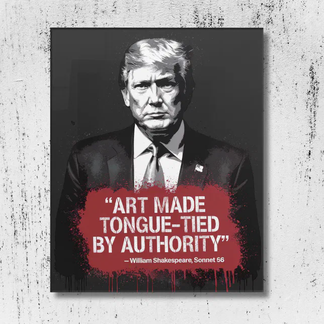 Art Made Tongue-Tied Shakespeare Quote Graffiti