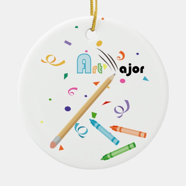 Art Major Ornament (Front)