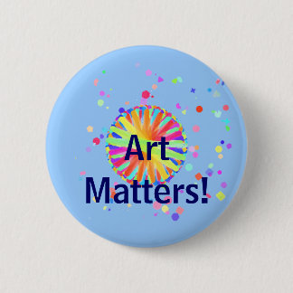 Art Matters! Color Wheel Gone Wild Button