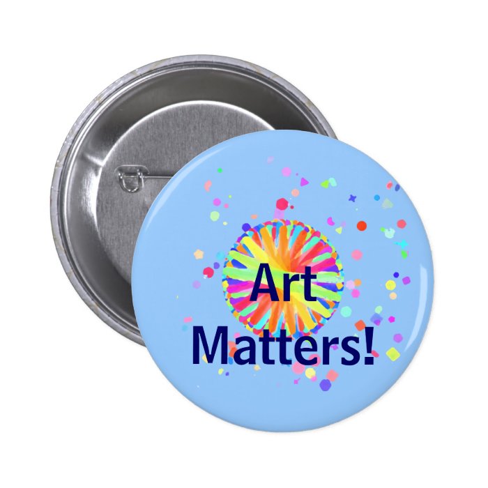Art Matters Color Wheel Gone Wild Button