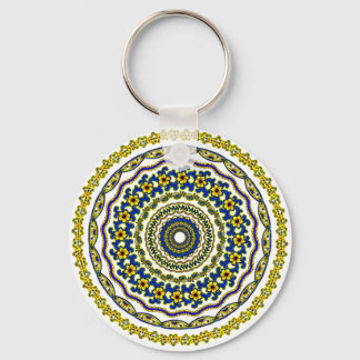art meditation mandala zen keychain