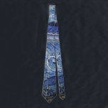 Art Meets Math, Van Gogh Meets Fibonacci Card Neck Tie<br><div class="desc">Vincent van Gogh meets Leonardo Fibonacci. Fibonacci spiral superimposed on elements of van Gogh's famous painting.</div>