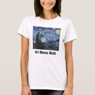 Art Meets Math, Van Gogh Meets Fibonacci T-Shirt