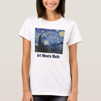 Art Meets Math  Van Gogh Meets Fibonacci T-shirt by Ars_Brevis at Zazzle