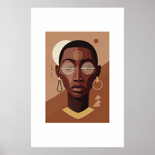 Art moderne d'Afrique-Woman Poster (Front)