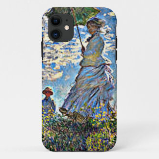 Art Monet Lady with Umbrella iPhone 11 Case