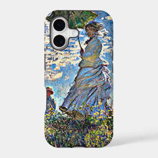 Art Monet Lady with Umbrella iPhone 17 Case