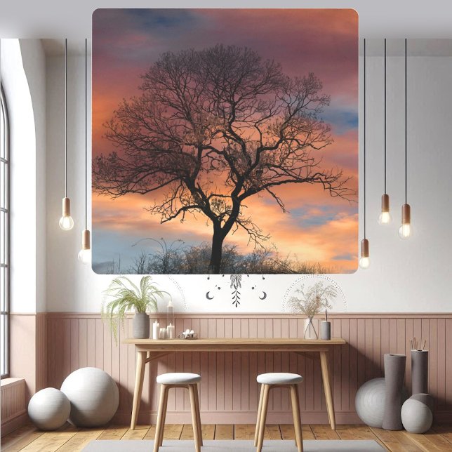 Art Nature Scenery Tree Silhouette Wall Decor Chic (Art Nature Scenery Tree Silhouette Wall Decor)