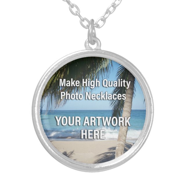 Art Necklace - Your Artwork on a Necklace (Front)