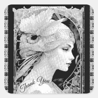 Art Nouvaeu  Square Sticker