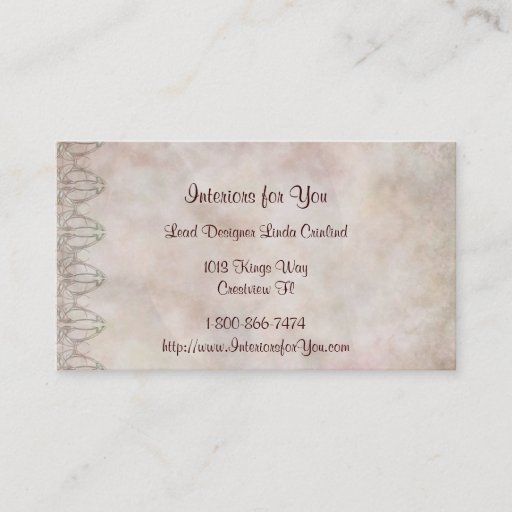 Customizable Art Nouve Business Business Cards