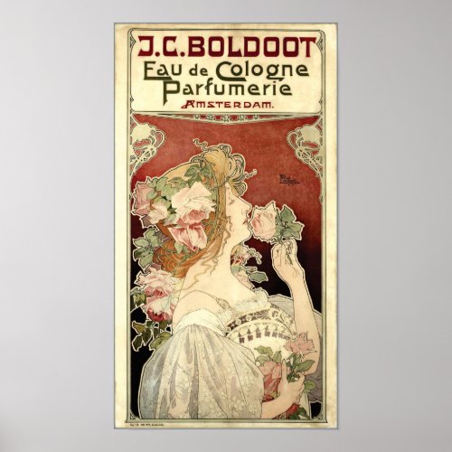 Art Nouveau 1897 Ad by Privat_Livemont Poster