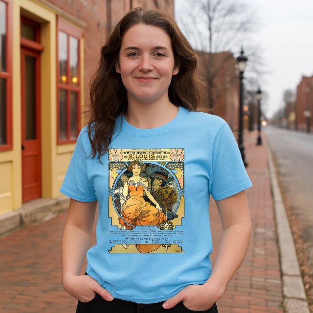 Art Nouveau 1904 World's Fair St. Louis by Mucha T-Shirt (Creator Uploaded)