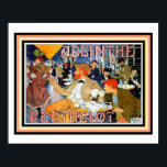 Art Nouveau Absinthe Berthelot Poster 16 x 20<br><div class="desc">This vibrant,  Art Nouveau,  poster is a vintage advertisement for Absinthe Berthelot. It measures 16 x 20 and is ready to frame.</div>