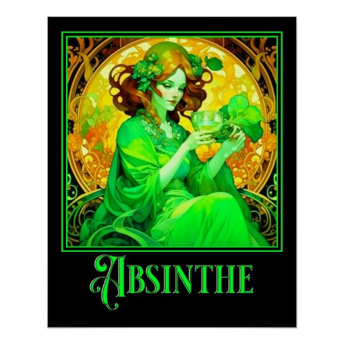Art Nouveau Absinthe Poster