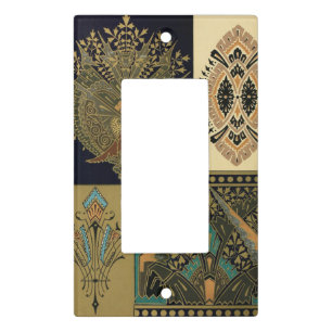 Art nouveau abstract pattern Christopher dresser Light Switch Cover