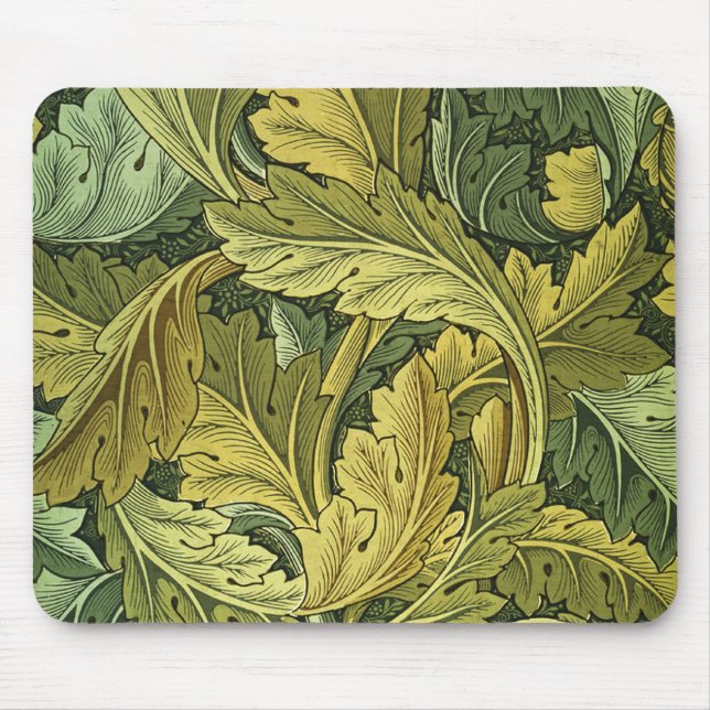 Art Nouveau Acanthus Leaf Mousepad (Front)