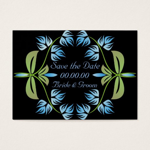 Customizable Art Nouveau Affordable  Save The Date Cards Business Card Template
