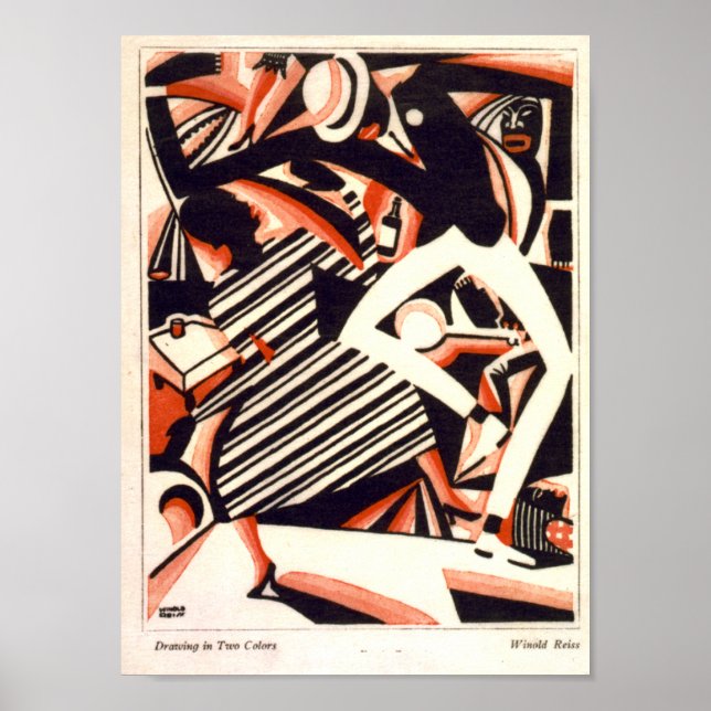 Art Nouveau African American theme Poster (Front)